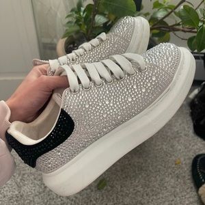 Alexander McQueen crystal low top sneakers